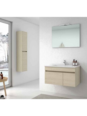 Mueble de baño con lavabo 80 cm blanco Soki Gresancu BL8003000